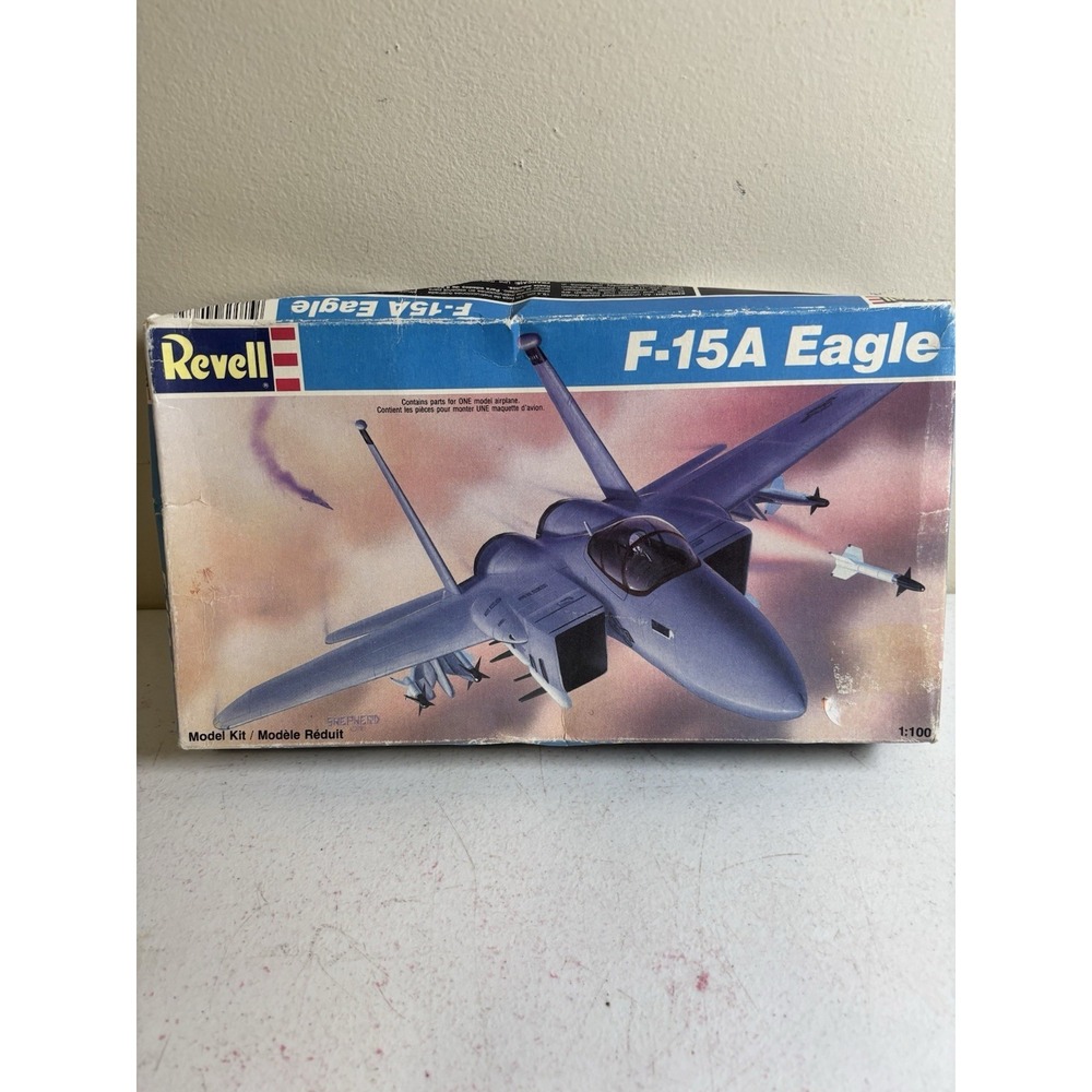 Factory Sealed Revell F-15A Eagle Model Kit Scale 1:100 Dated 1989